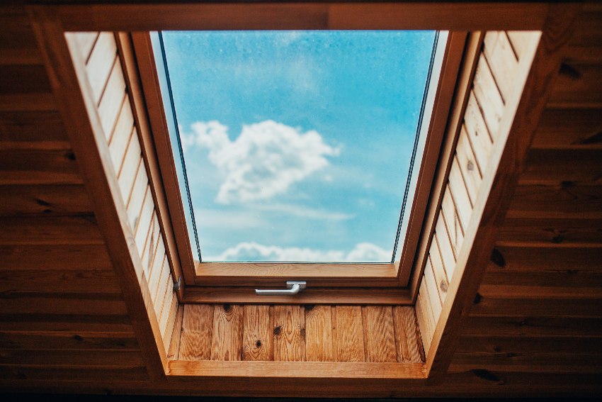 Residential skylight view in the roof at Aurora ON