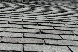 Cracked roof shingles in Aurora ON