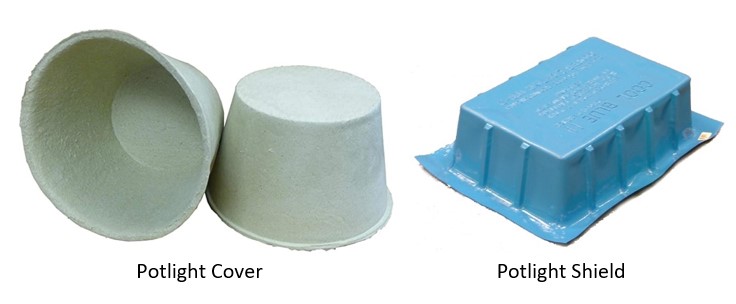 Potlight cover stops air leakage