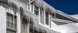 Toronto Home With Frozen Eavestrough